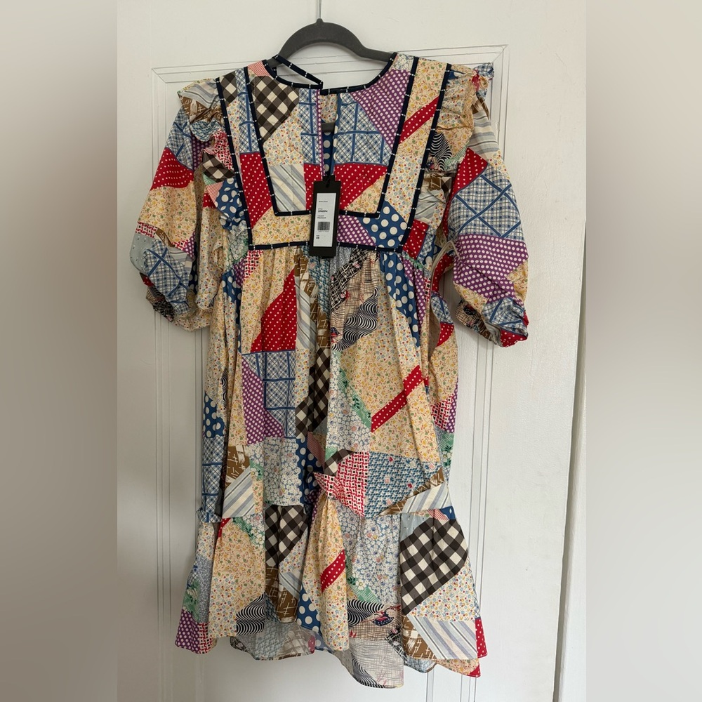 New with tags Hunter Bell “patchwork” Britton dress in size XS.